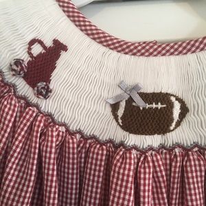 Krewe Maroon Football Smock Dress